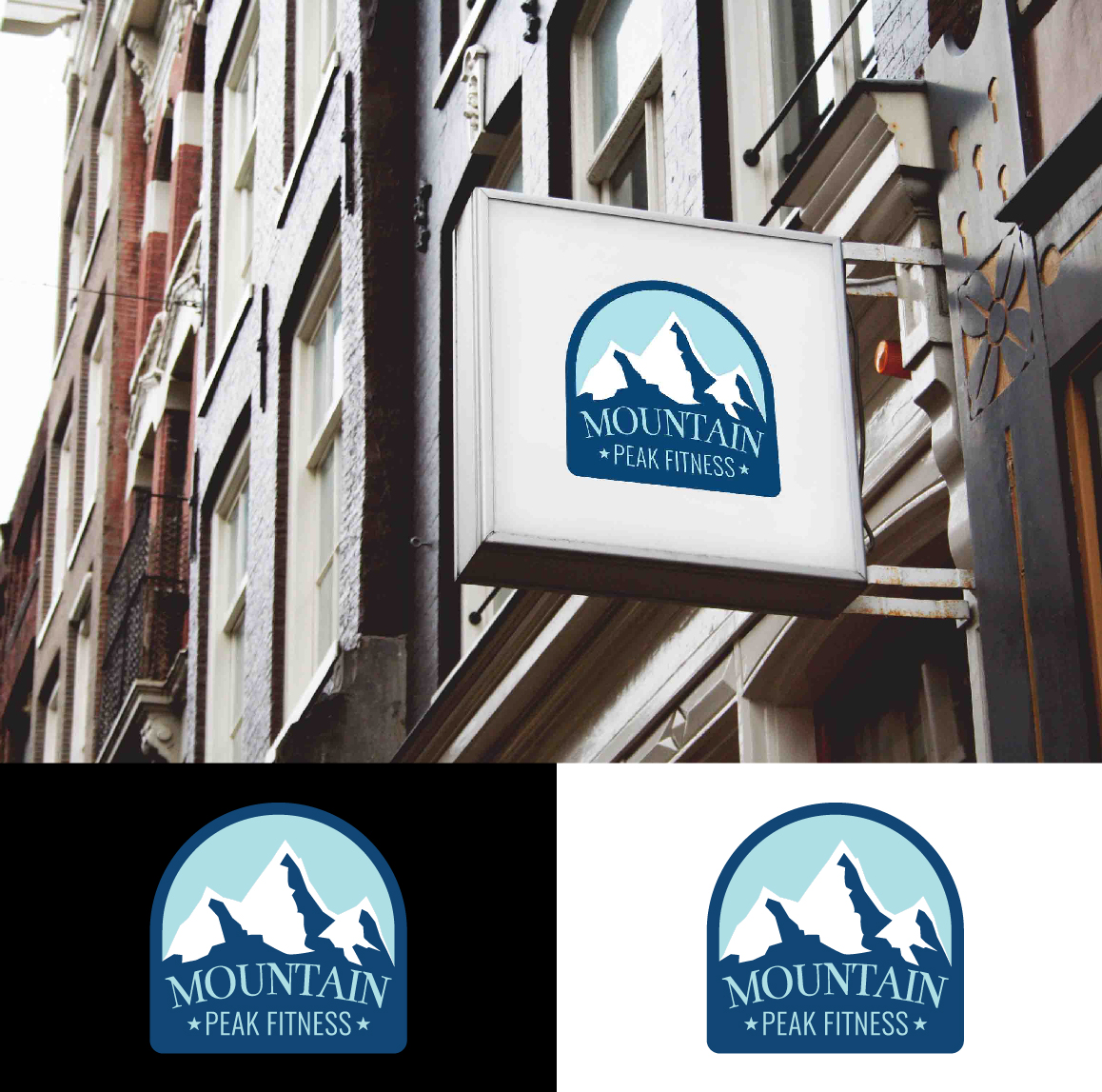 Logo Design by SJL Designs for Mountain Peak Fitness | Design #19209067