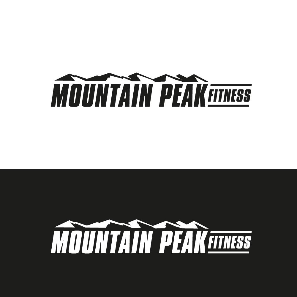 Logo Design by Sujit Banerjee for Mountain Peak Fitness | Design #19199975