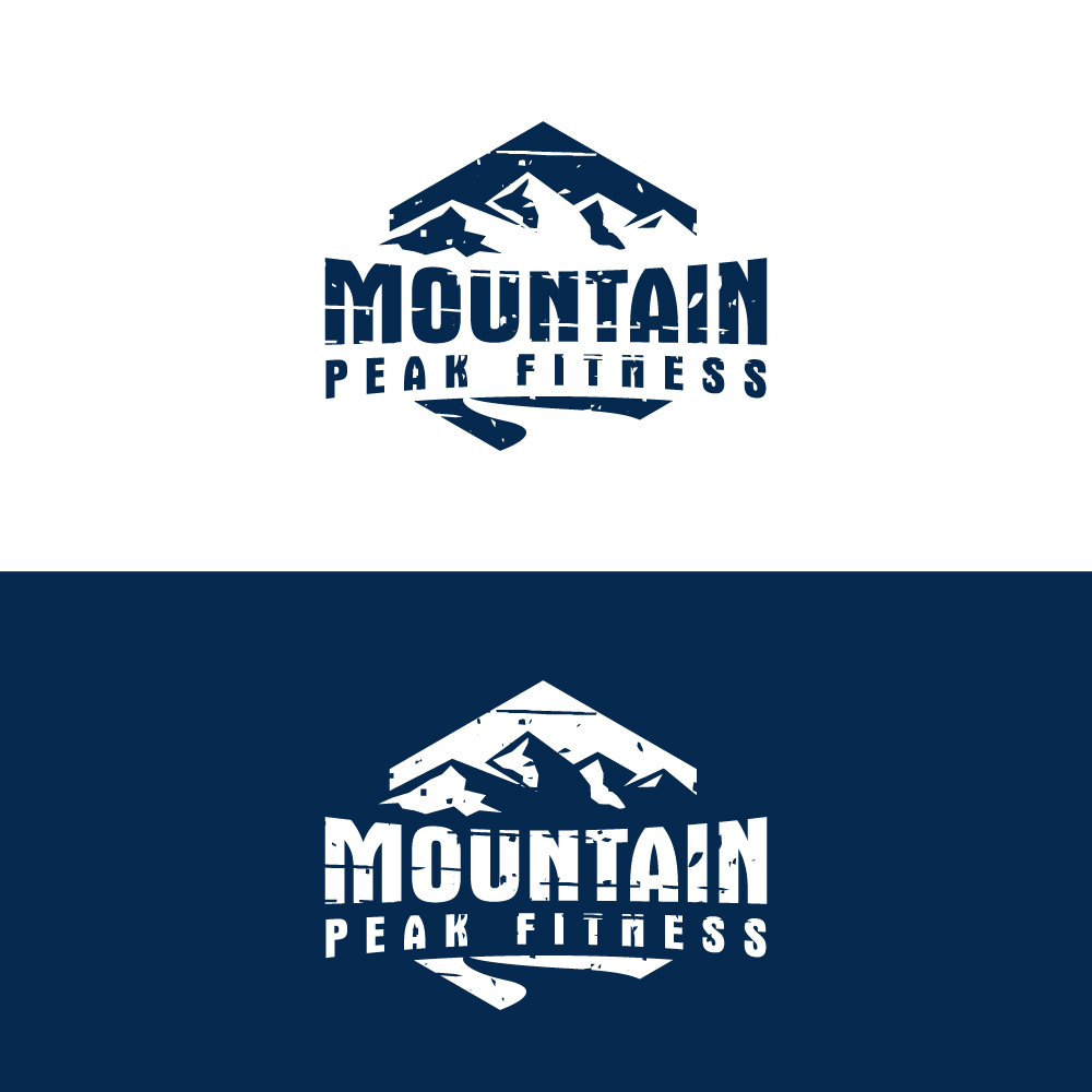 Logo Design by Sujit Banerjee for Mountain Peak Fitness | Design #19199976