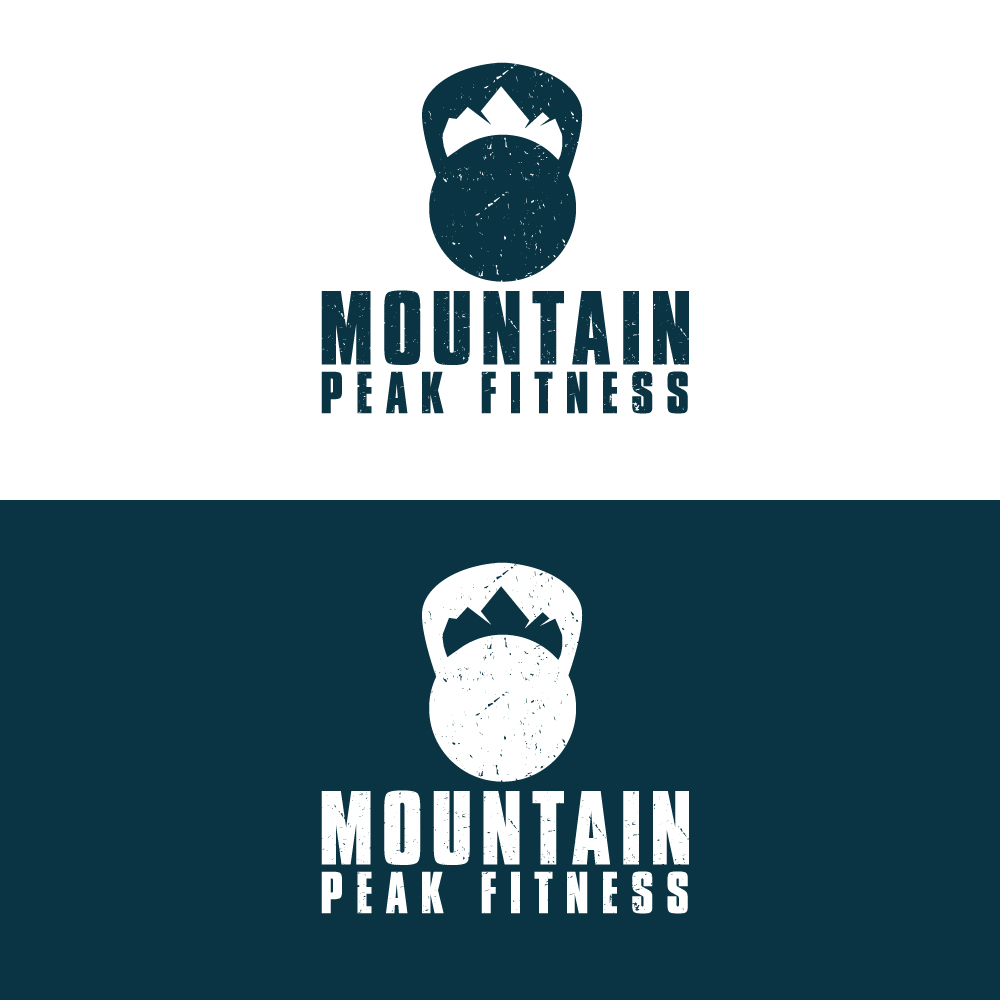 Logo Design by Sujit Banerjee for Mountain Peak Fitness | Design #19199994