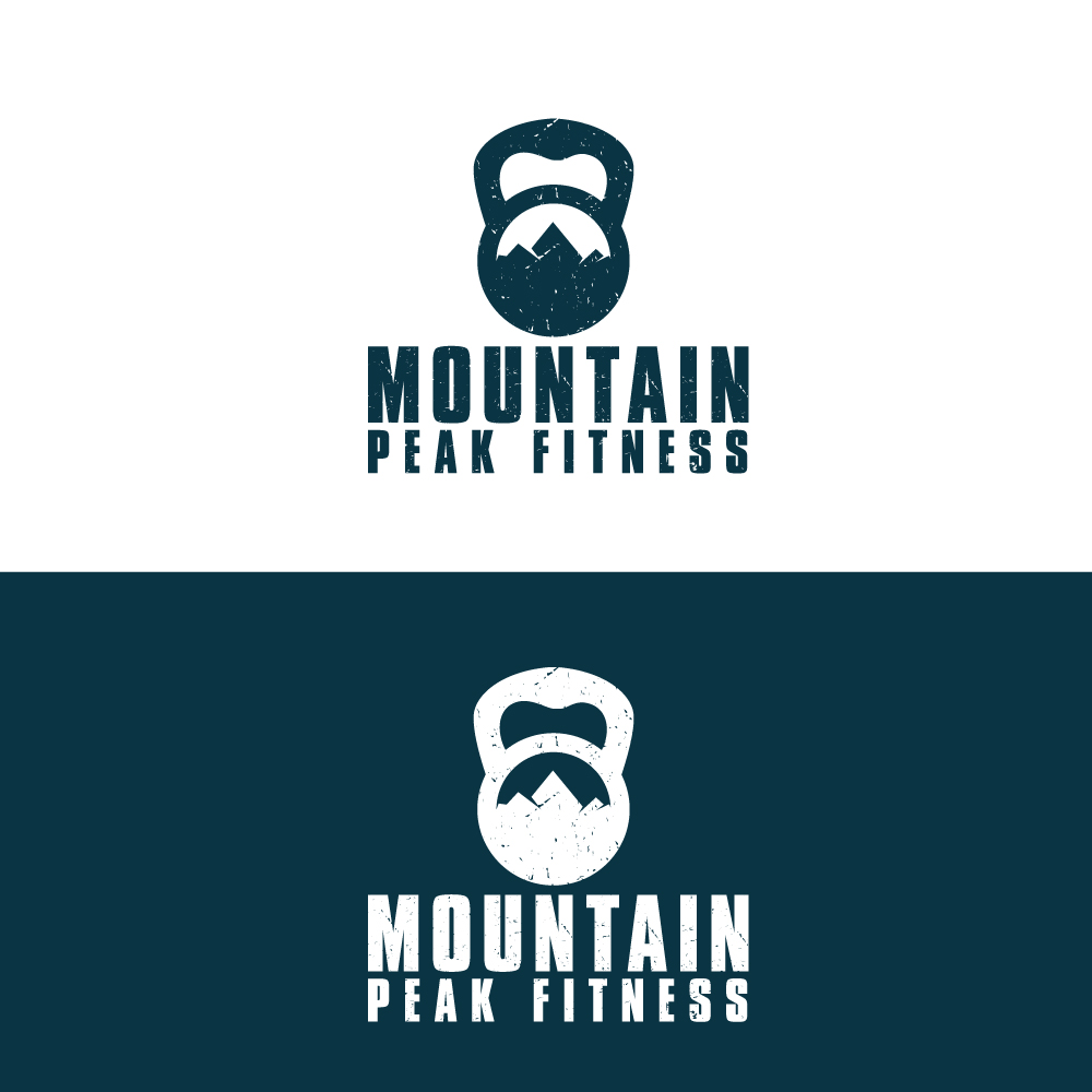 Logo Design by Sujit Banerjee for Mountain Peak Fitness | Design #19216933