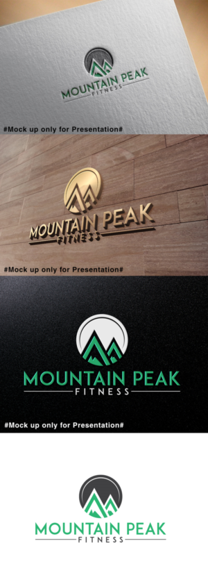 Logo Design by designmind78 for Mountain Peak Fitness | Design: #19198332