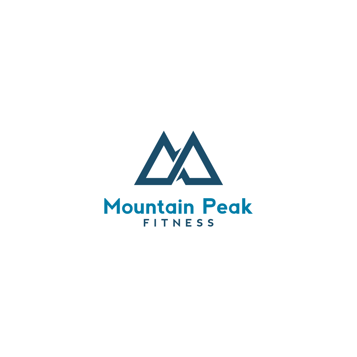 Logo Design by Big Stone Studio for Mountain Peak Fitness | Design #19198448