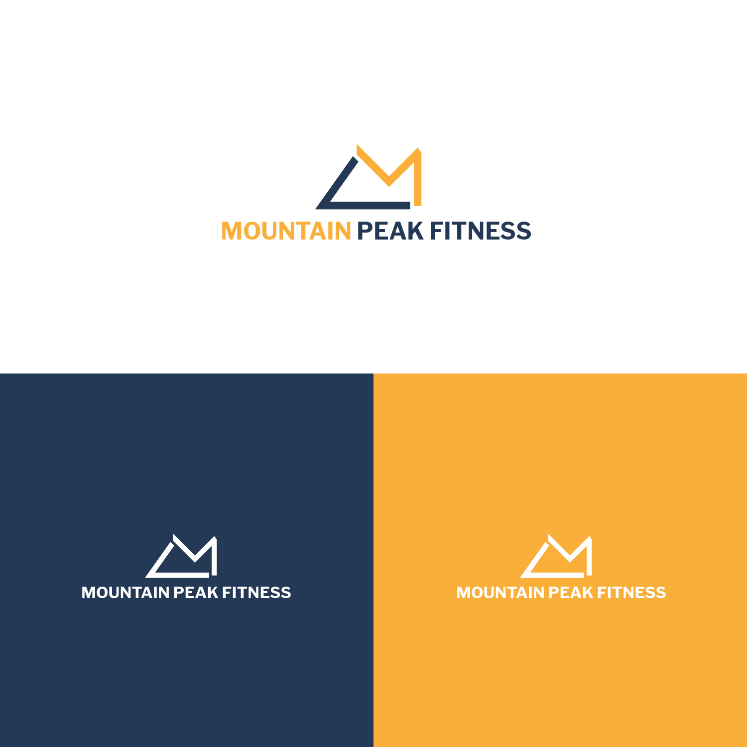 Logo Design by PrassEk for Mountain Peak Fitness | Design #19302465