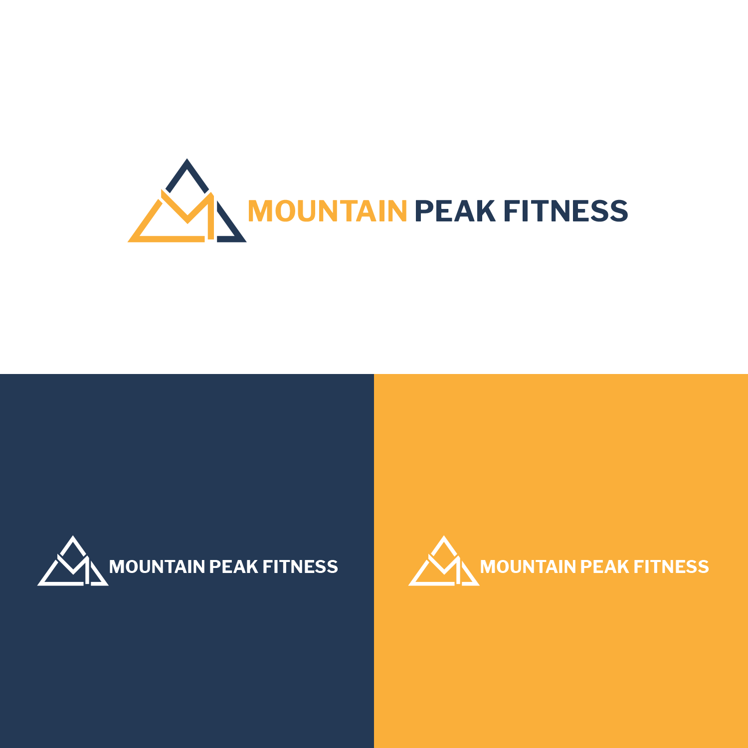 Logo Design by PrassEk for Mountain Peak Fitness | Design #19302470