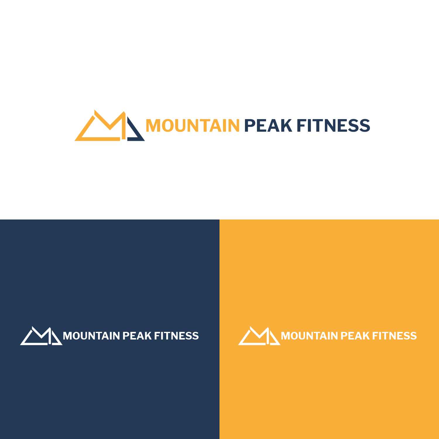 Logo Design by PrassEk for Mountain Peak Fitness | Design #19302475