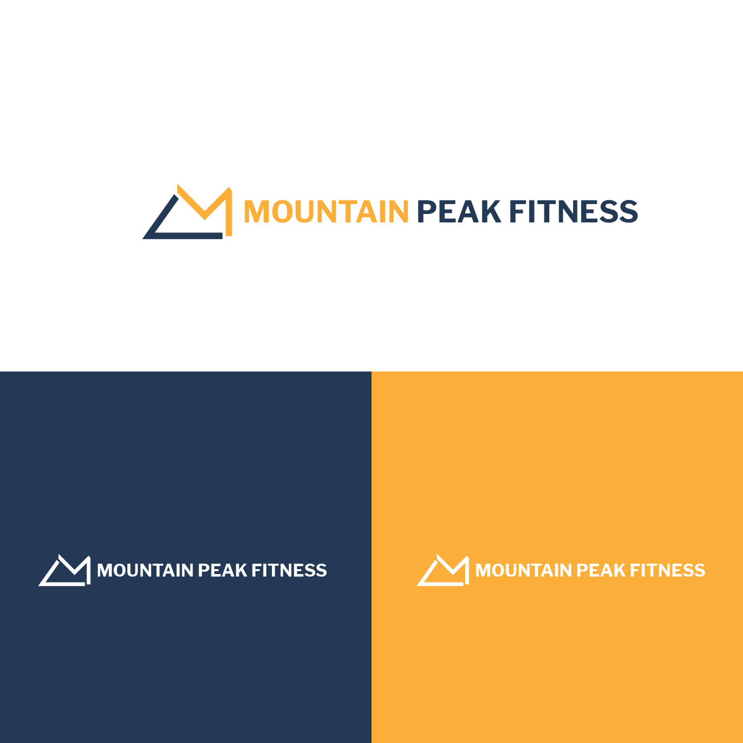 Logo Design by PrassEk for Mountain Peak Fitness | Design #19302479