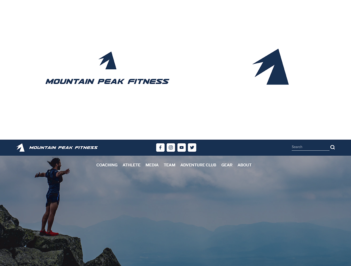 Logo-Design von nzvm für Mountain Peak Fitness | Design #19236149