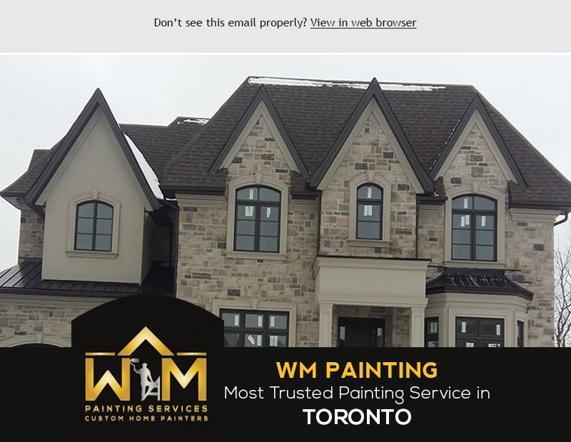 Email Marketing Design by Expert Designer for WM Painting Services | Design #19202630