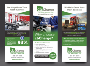 Corporate Billing cbCharge Trade Show Banner Design  | Trade Show Booth Design by rkailas