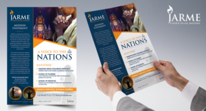Pamphlet for introducing people to our church | Diseño de Flyer por SAI DESIGNS