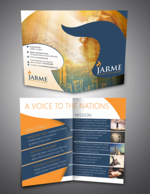 Pamphlet for introducing people to our church | Diseño de Flyer por Fine Graphics House