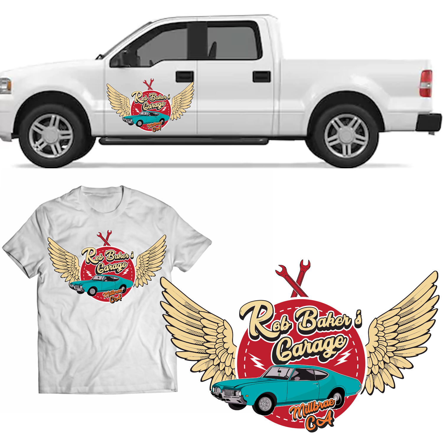 Logo Design by philip 7 for Rob Bakers Garage | Design #19217400