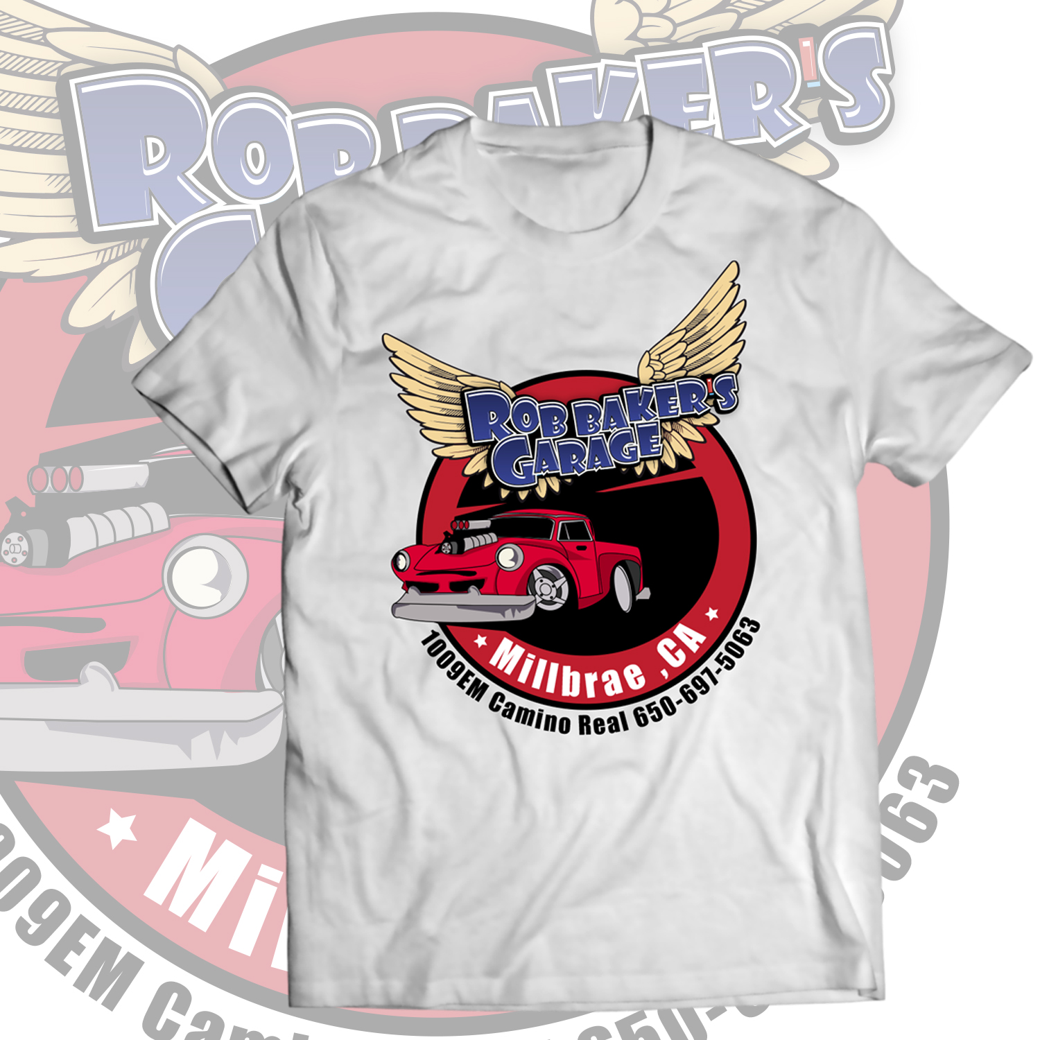 Logo Design by philip 7 for Rob Bakers Garage | Design #19238554