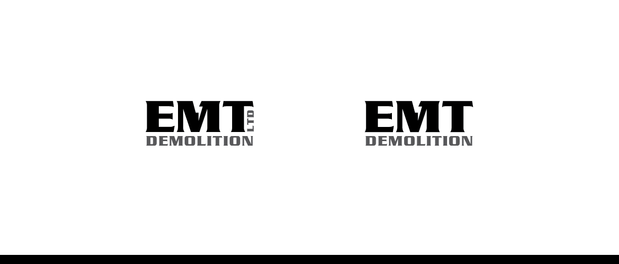 Diseño de Logo por Knockout para EMT Demolition Ltd | Diseño #19195888
