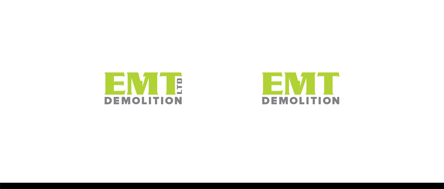 Diseño de Logo por Knockout para EMT Demolition Ltd | Diseño #19198209