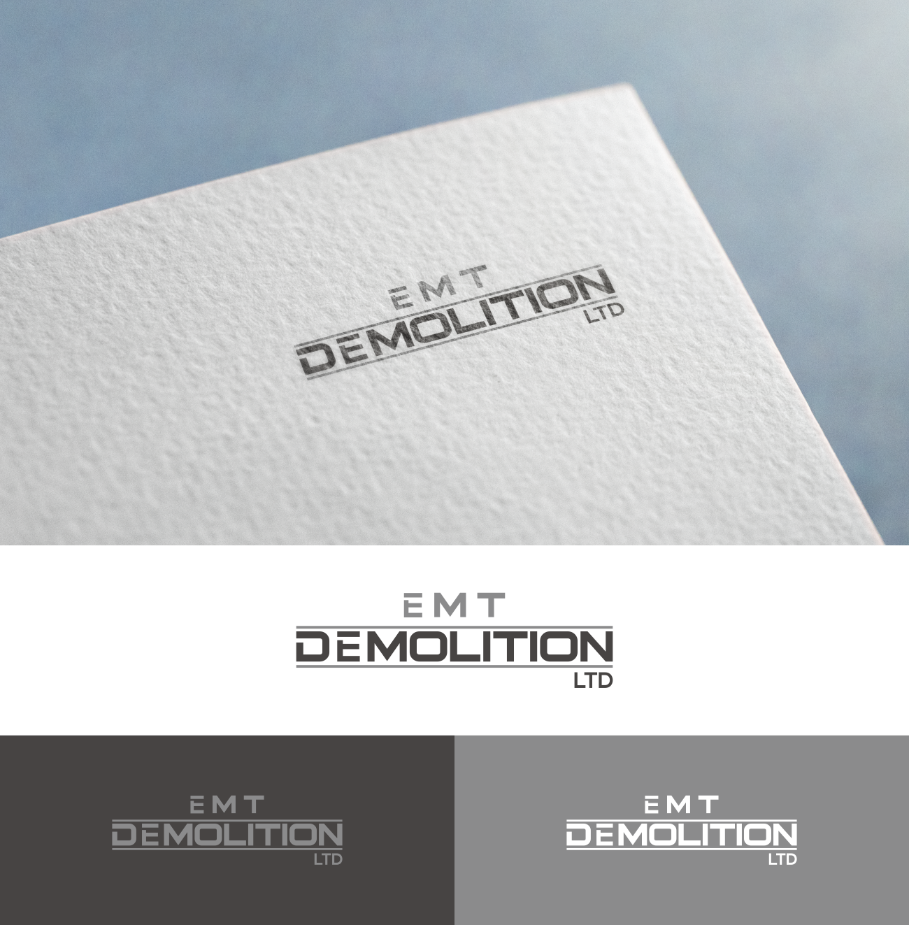 Diseño de Logo por SimpleBlade para EMT Demolition Ltd | Diseño #19198962