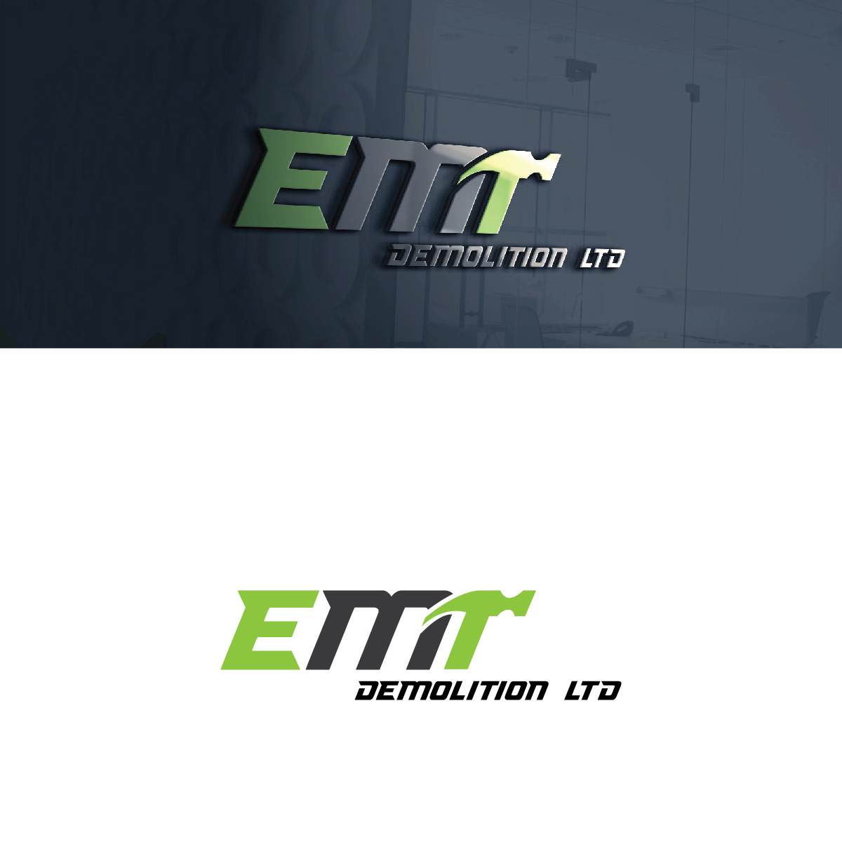 Logo Design by Pixxl Art for EMT Demolition Ltd | Design #19203028