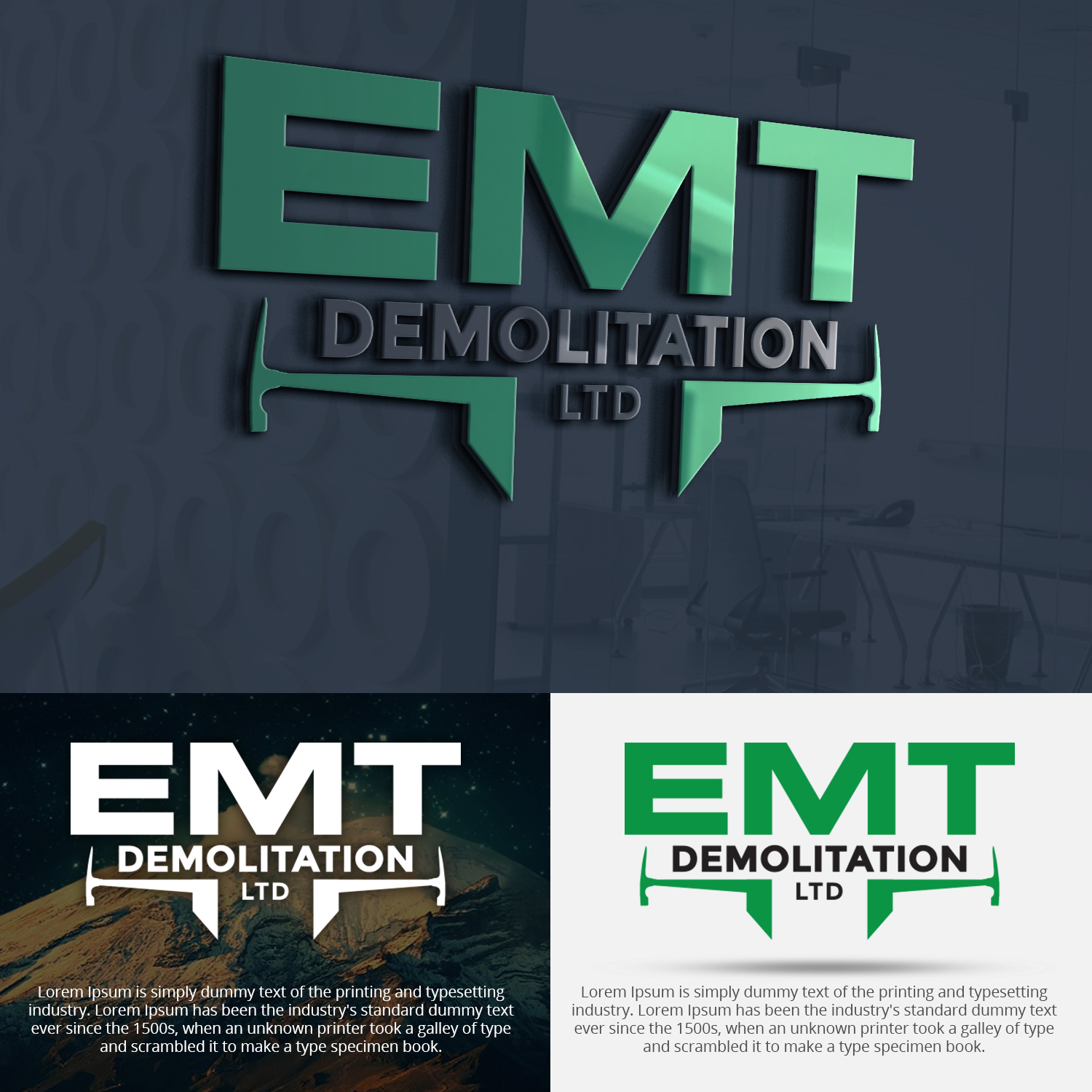 Diseño de Logo por Umairnaseer 2 para EMT Demolition Ltd | Diseño: #19233870