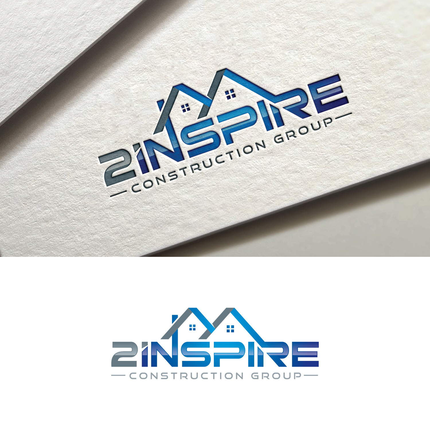 Logo Design by FourtuneDesign for 2inspire Construction Group | Design #19207966
