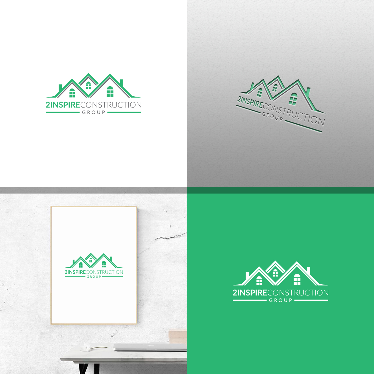 Logo Design by ktmlc4 for 2inspire Construction Group | Design #19199100
