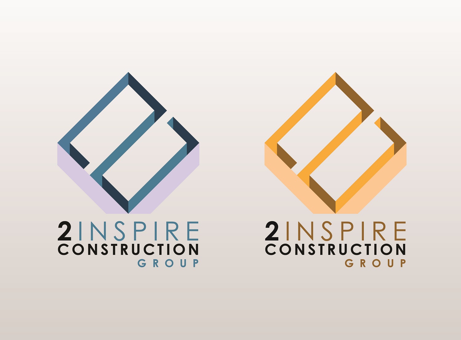 Logo Design by Space Monk for 2inspire Construction Group | Design #19253506
