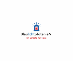 Blaulichtpfoten e.V    Im Einsatz für Tiere  | Logo-Design von Logocraft