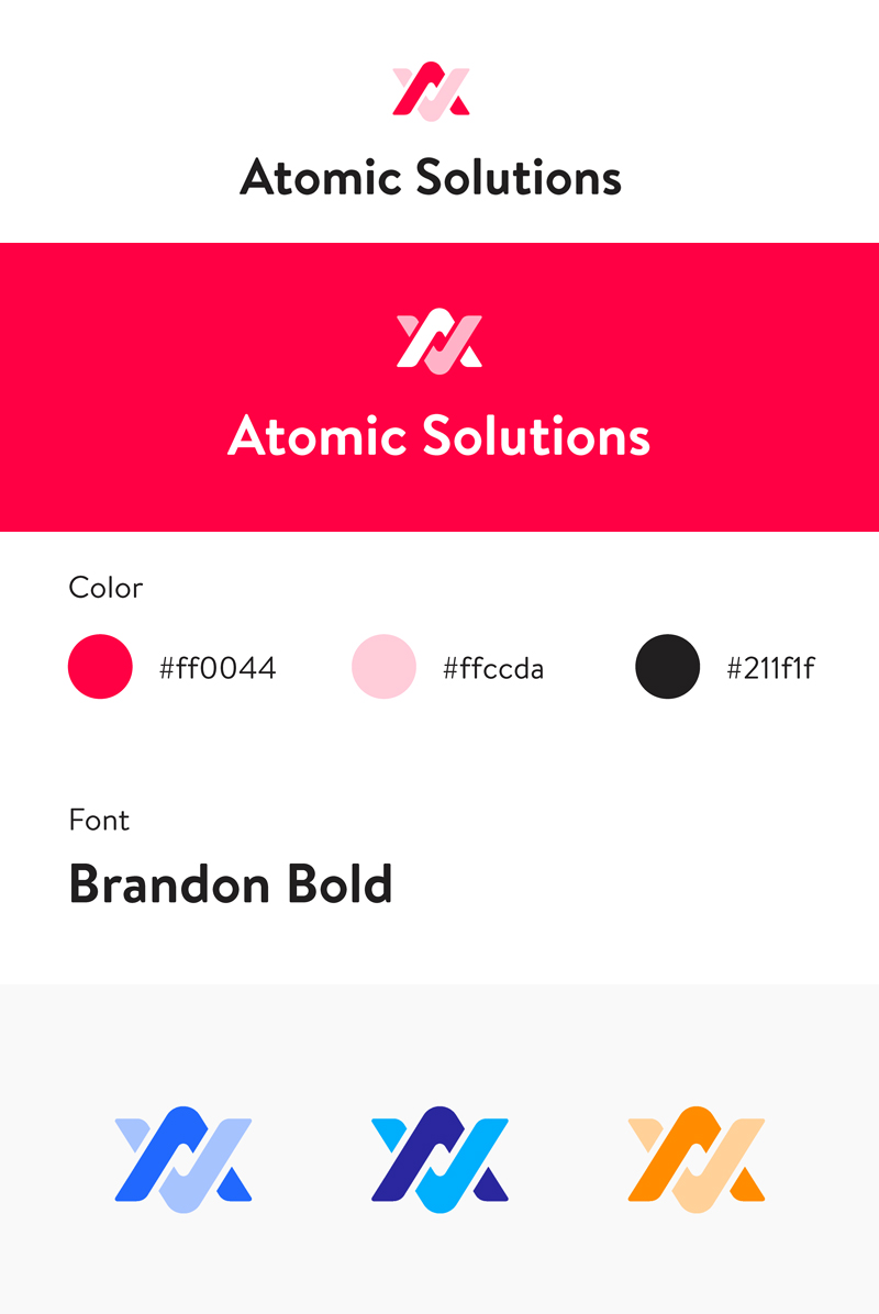 Diseño de Logo por BottleWeb para Atomic Solutions | Diseño #19275033