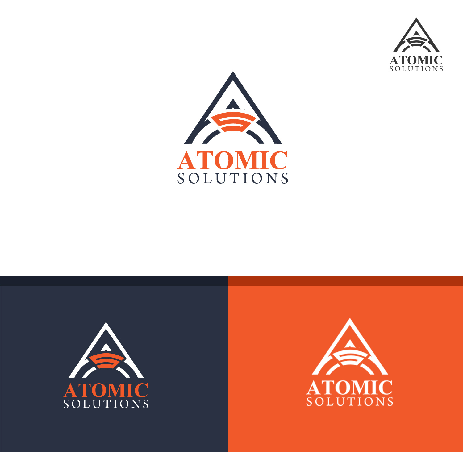 Logo-Design von TenDsgn für Atomic Solutions | Design #19324272