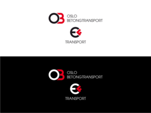 Just the company name - EF Transport and Oslo Betongtransport (OB Oslo Betongtransport). | Logo Design by Atvento Graphics