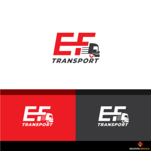 Just the company name - EF Transport and Oslo Betongtransport (OB Oslo Betongtransport). | Logo Design by Graphic Bricks