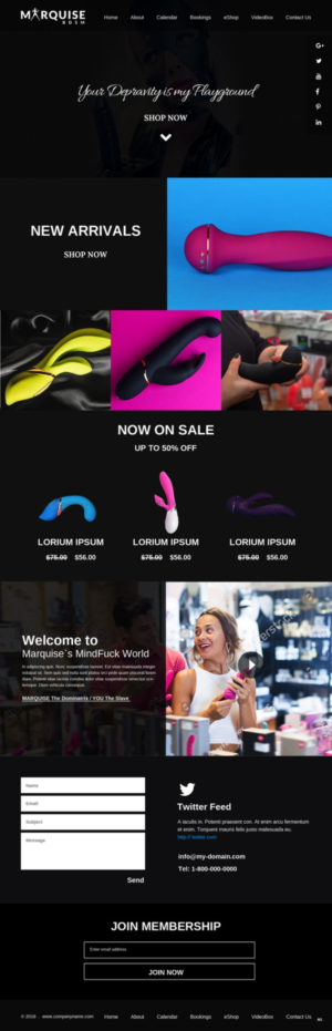 Diseño Web by pb for https://www.marquisebdsm.com | Diseño: #19212268