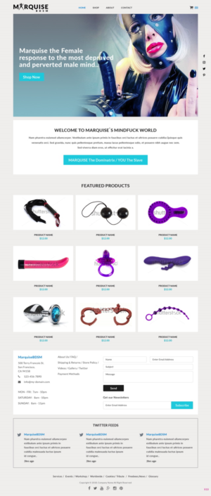 Diseño Web by pb for https://www.marquisebdsm.com | Diseño: #19212269
