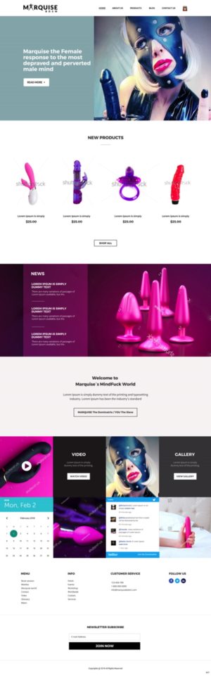 Diseño Web by pb for https://www.marquisebdsm.com | Diseño: #19212281