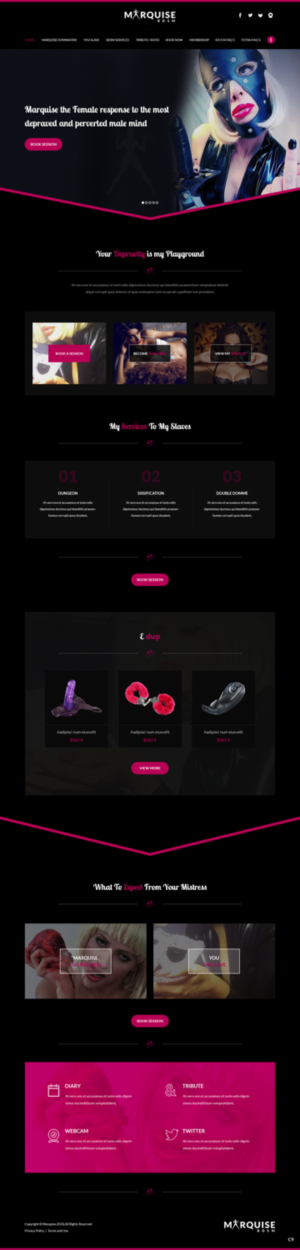 Diseño Web by pb for https://www.marquisebdsm.com | Diseño: #19277199