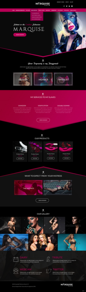 Diseño Web by pb for https://www.marquisebdsm.com | Diseño: #19277201