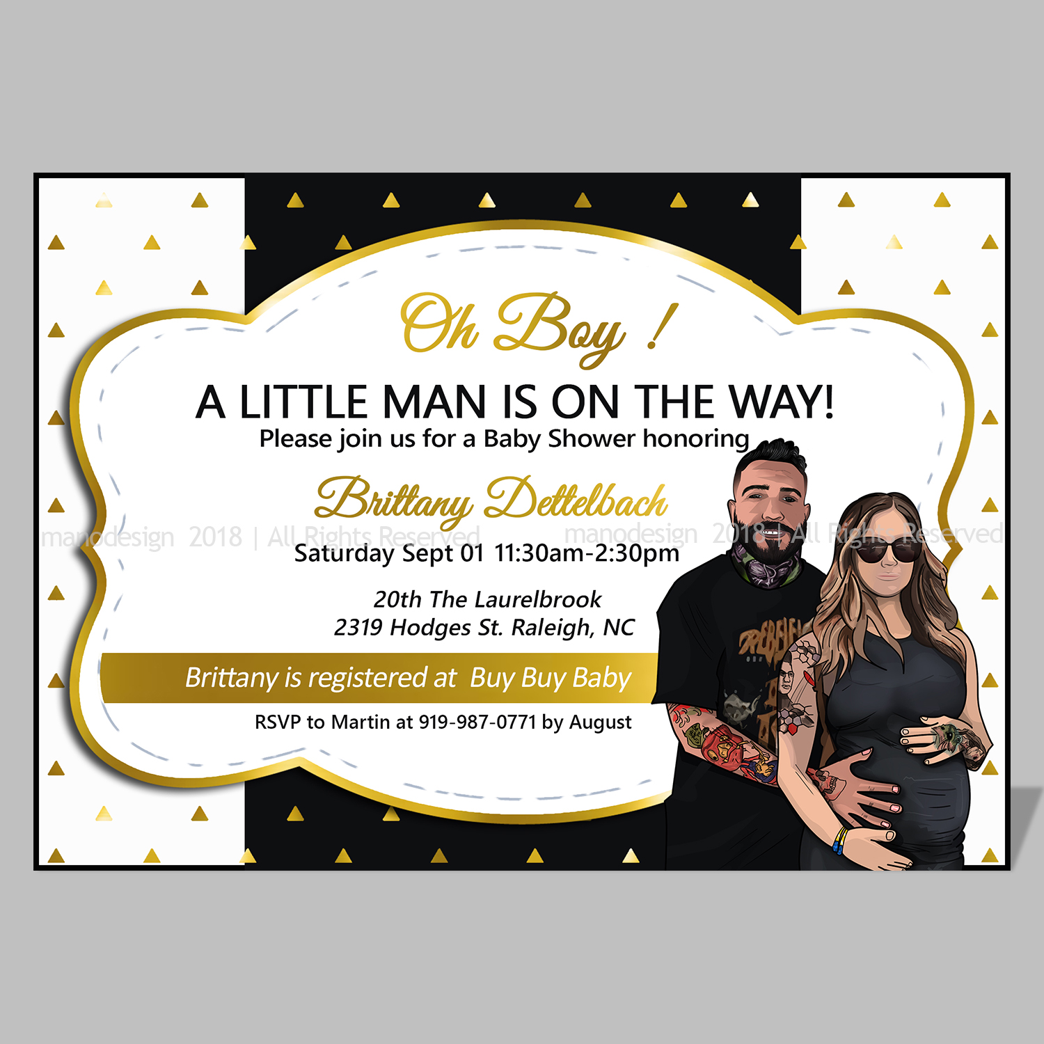 Invitation Design by ManoDesign1 for MPD Sales & Marketing LLC | Design #19265633