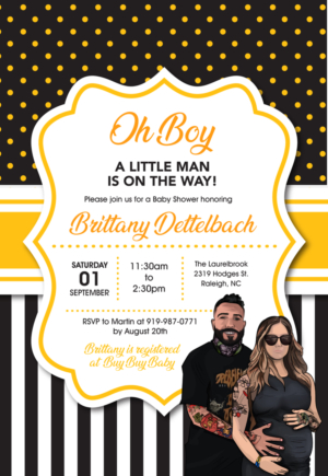 Baby Shower Invitation for Vectored Image Provided  | Einladungs-Design von rkailas