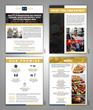 E-brochure for Event Producer in New York | Brochure Design by SAI DESIGNS