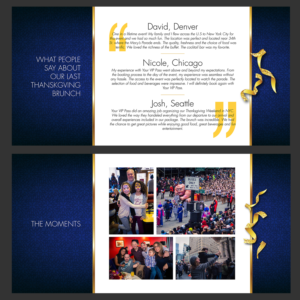 E-brochure for Event Producer in New York | Brochure Design by Emmanuel Creations