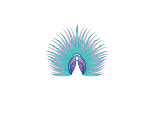 Mezcal Illustrative Logo Design that includes a Peacock | Diseño de Logo por benito