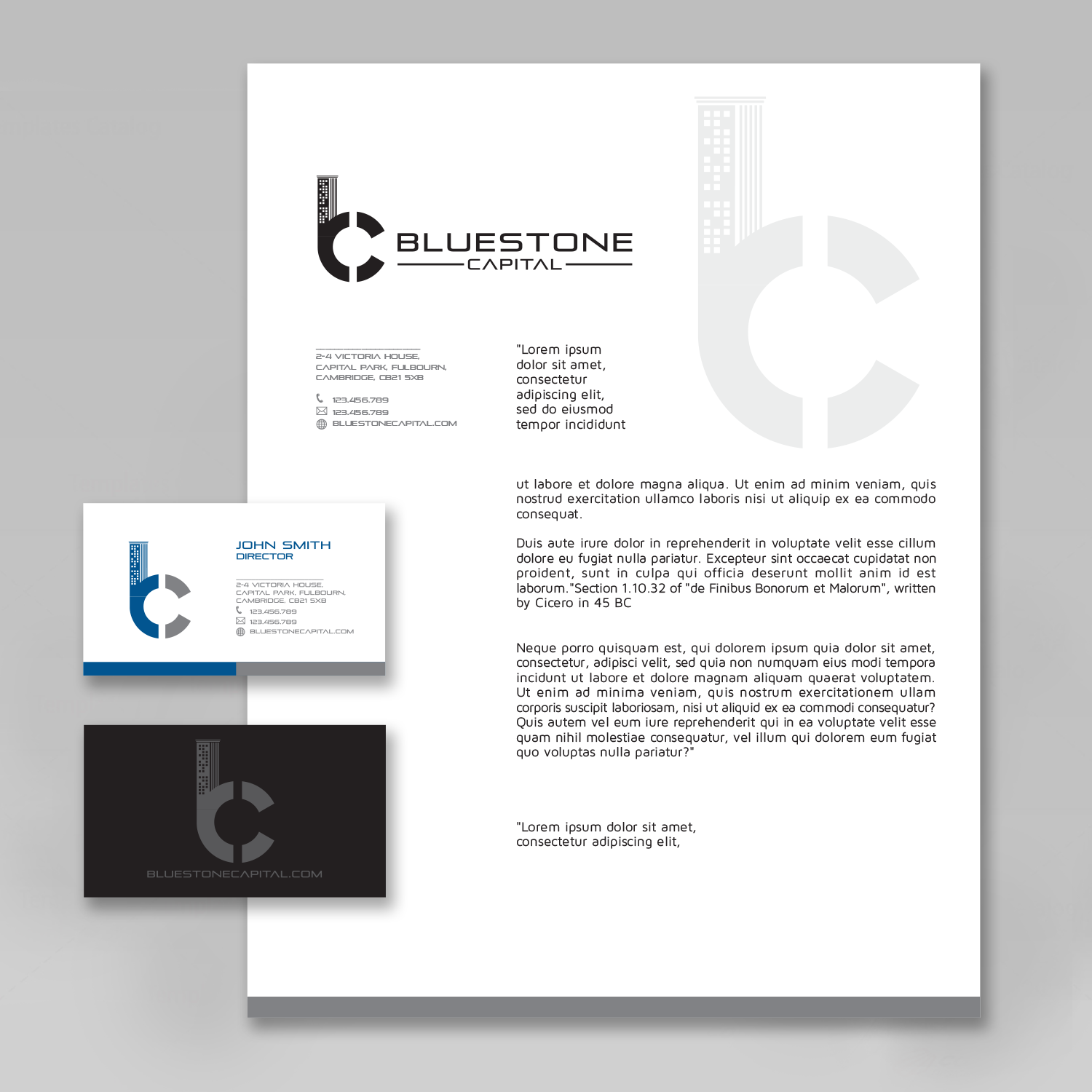 Logo Design by Mungbejotok for Bluestone Capital | Design #19424831