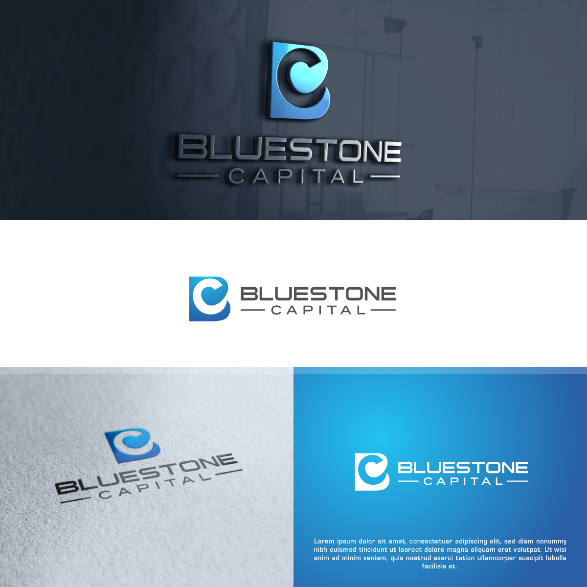 Logo Design by 7bitdesigner for Bluestone Capital | Design #19327185