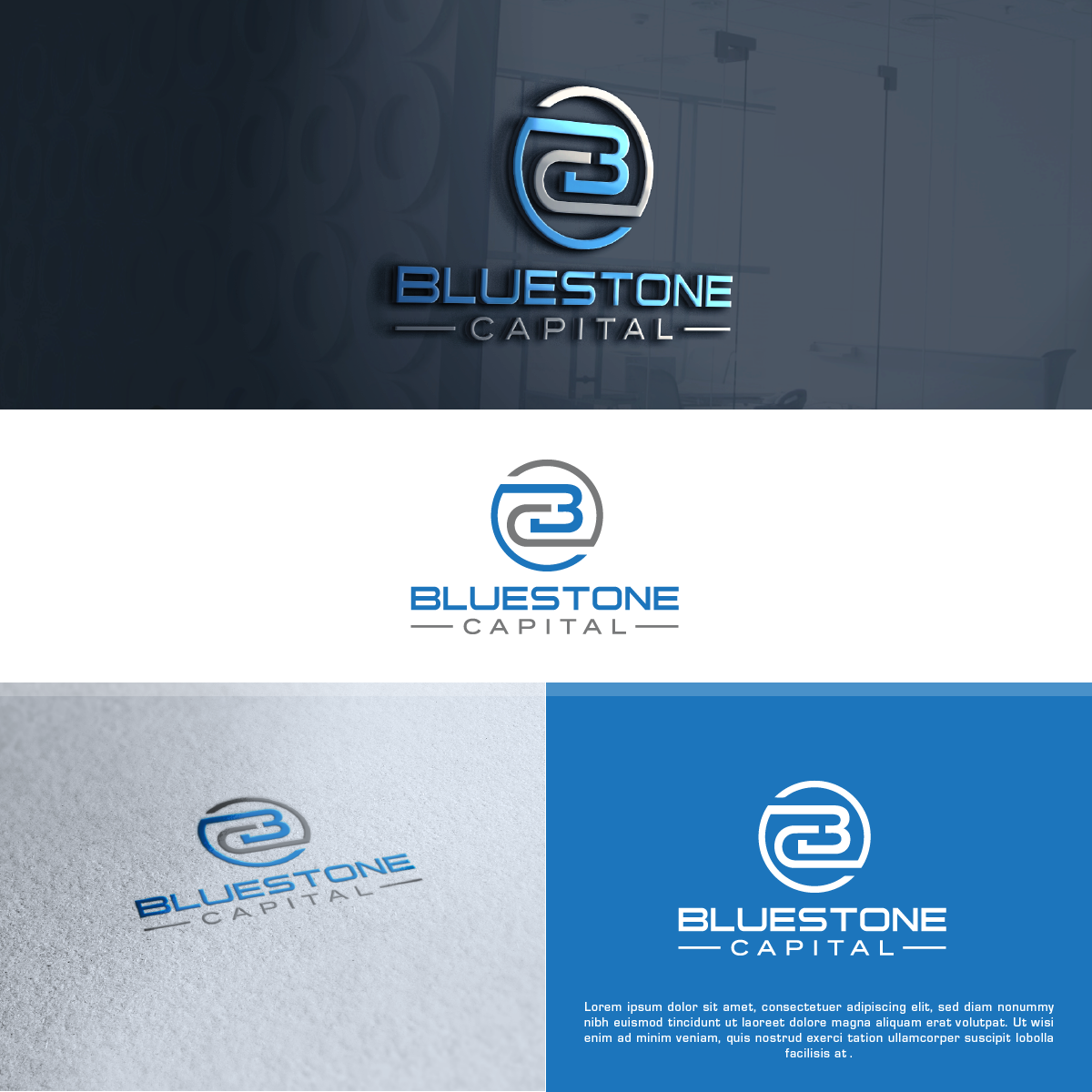 Logo Design by 7bitdesigner for Bluestone Capital | Design #19327213