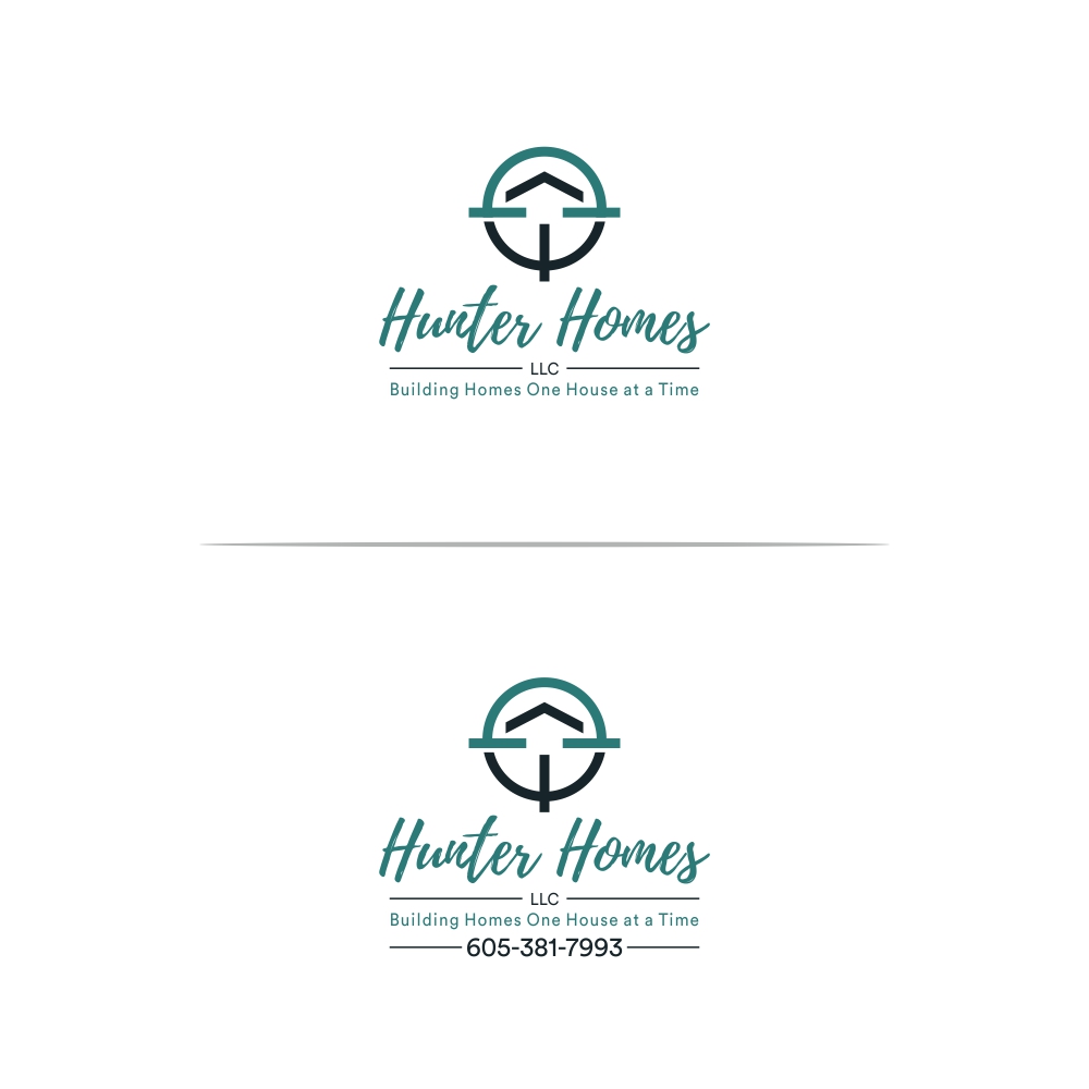 Logo Design by Basksh Designs for Hunter Homes LLC | Design #19210158