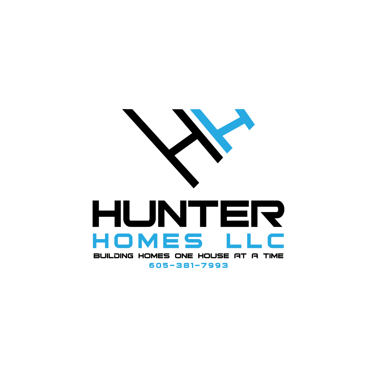 Logo Design by **INCREDIBLEDESIGNERS** for Hunter Homes LLC | Design #19211130