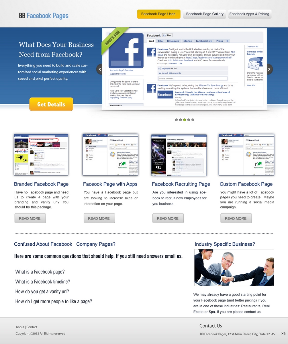 Diseño Web por pb para este proyecto | Diseño #683706