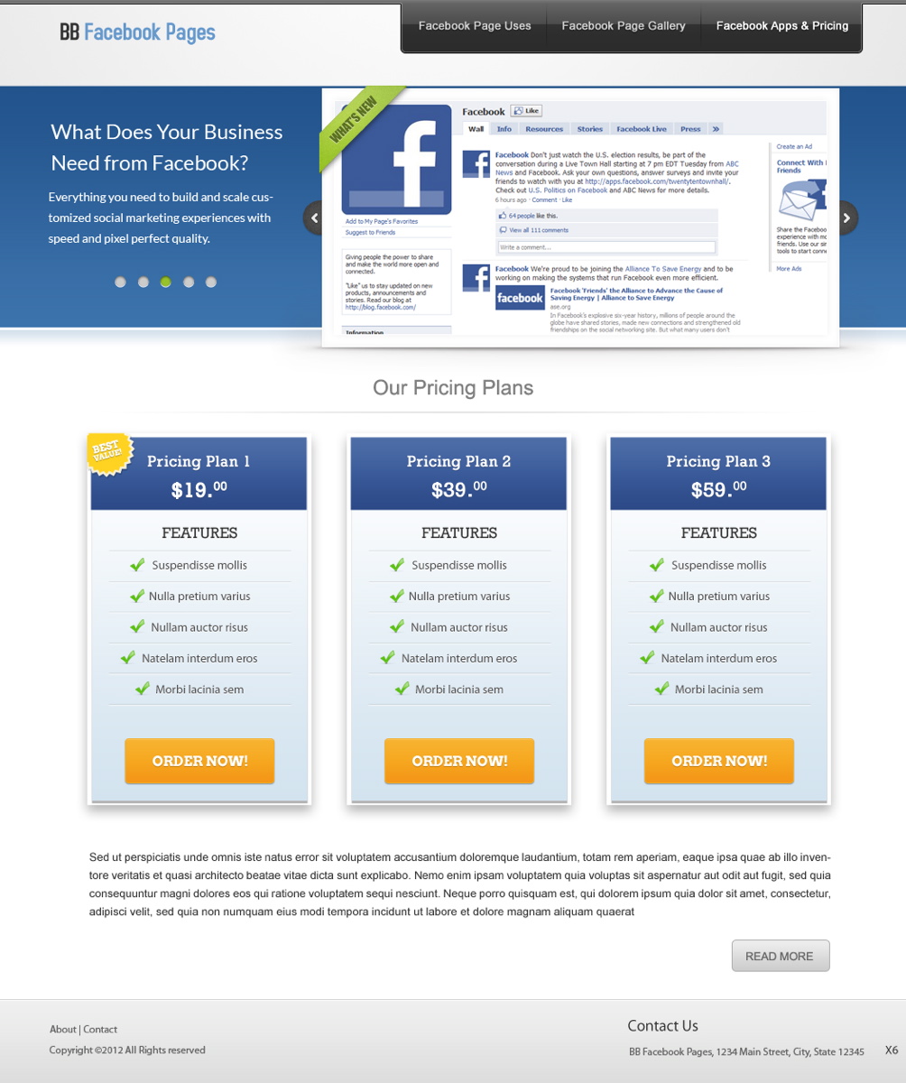 Diseño Web por pb para este proyecto | Diseño #712123