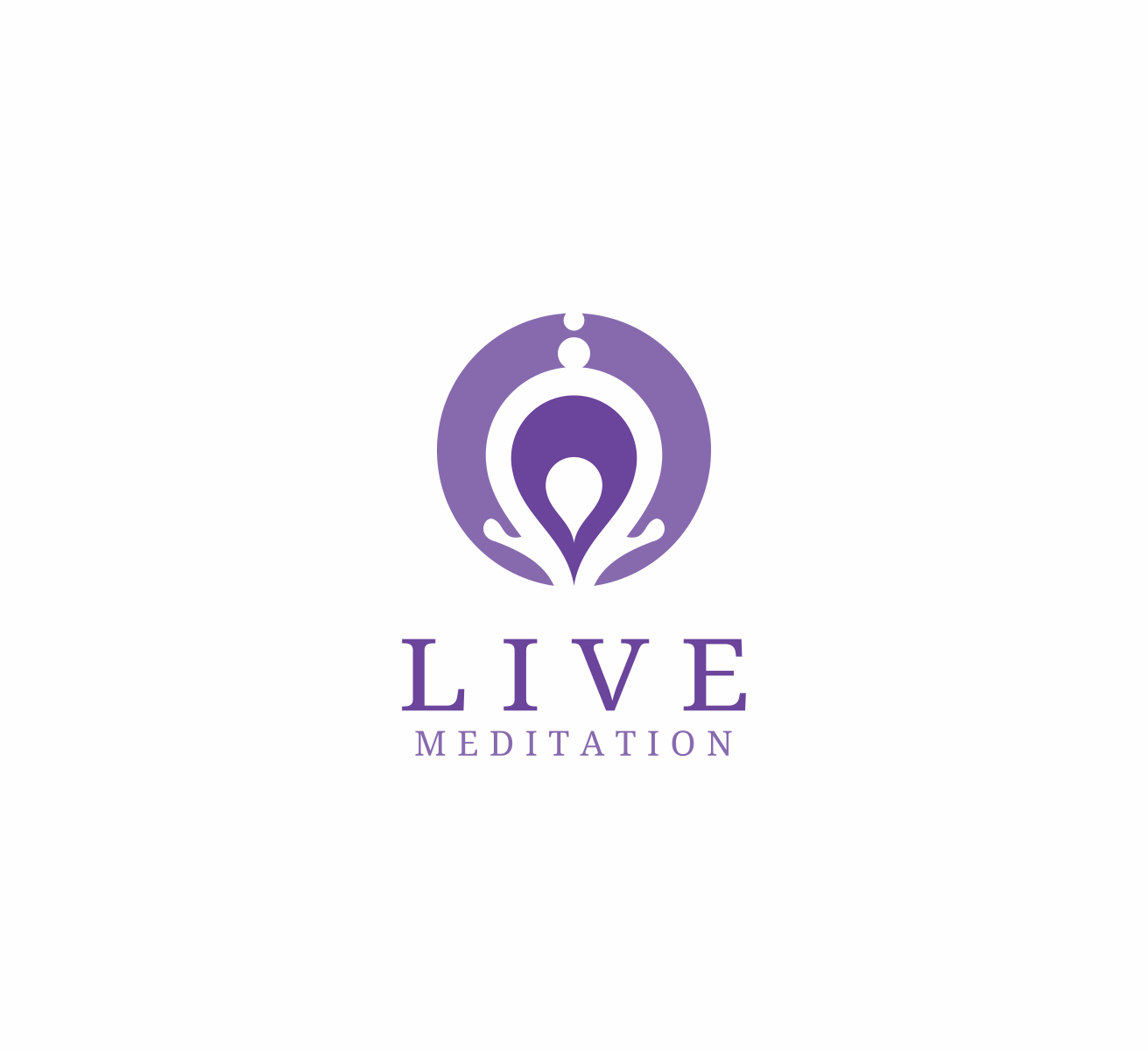 Logo Design by allegra creativa for Meditation.live | Design #19332292