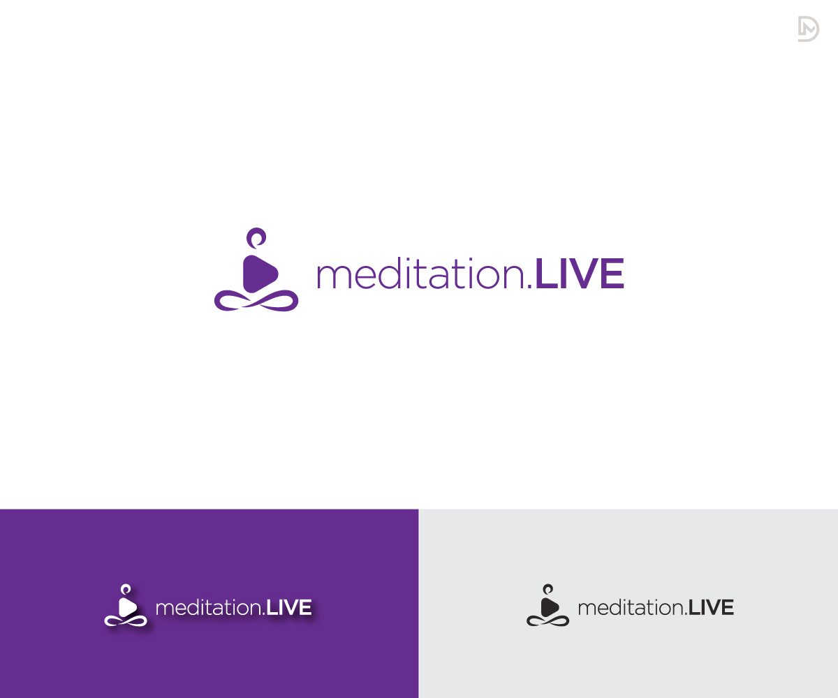 Logo Design by D_Mantra for Meditation.live | Design #19209762